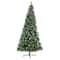 10ft. Pre-Lit Frosted Swiss Pine Artificial Christmas Tree with Berries, Clear LED Lights
